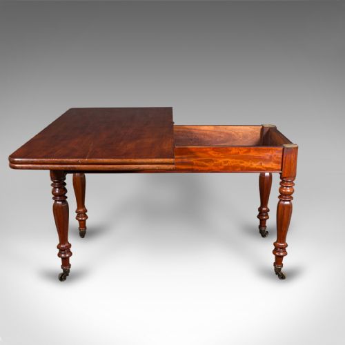 ANTIQUE METAMORPHIC CONSOLE TABLE ENGLISH 4 SEAT DINING GAMING WILLIAM IV - ADDITIONAL PHOTO 3