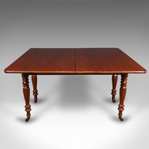 ANTIQUE METAMORPHIC CONSOLE TABLE ENGLISH 4 SEAT DINING GAMING WILLIAM IV - ADDITIONAL PHOTO 4