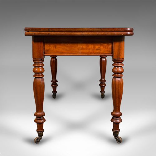 ANTIQUE METAMORPHIC CONSOLE TABLE ENGLISH 4 SEAT DINING GAMING WILLIAM IV - ADDITIONAL PHOTO 6