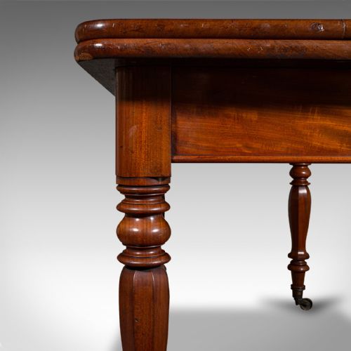 ANTIQUE METAMORPHIC CONSOLE TABLE ENGLISH 4 SEAT DINING GAMING WILLIAM IV - ADDITIONAL PHOTO 11