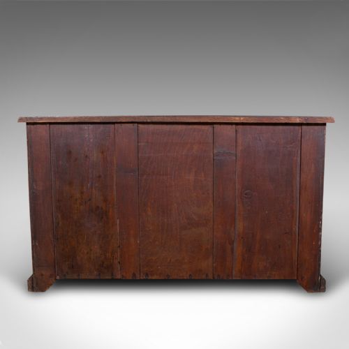 fig 6. Antique Side Cabinet, English Oak, Hall Cupboard, Country House, Victorian, 1880