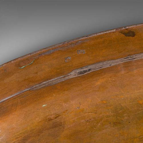 ANTIQUE PRESENTATION TRAY ENGLISH COPPER BRONZE SERVING PLATTER VICTORIAN - ADDITIONAL PHOTO 9