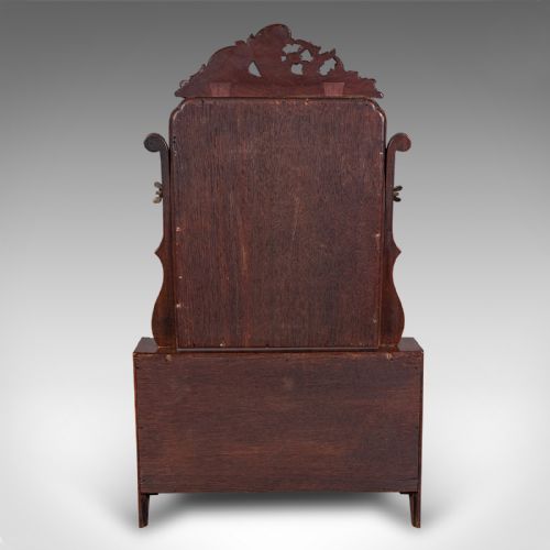 ANTIQUE BUREAU MIRROR ENGLISH DRESSING TABLE BOUDOIR GEORGIAN CIRCA 1800 - ADDITIONAL PHOTO 7