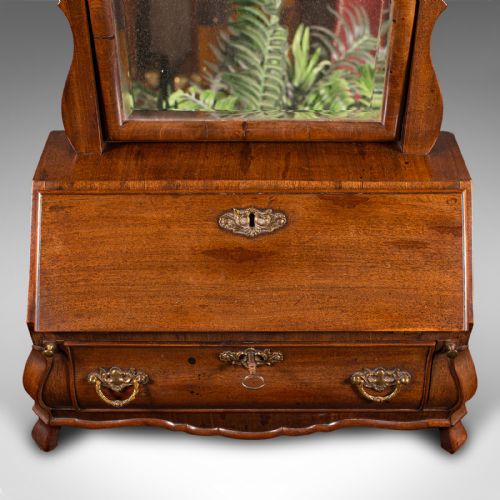ANTIQUE BUREAU MIRROR ENGLISH DRESSING TABLE BOUDOIR GEORGIAN CIRCA 1800 - ADDITIONAL PHOTO 9