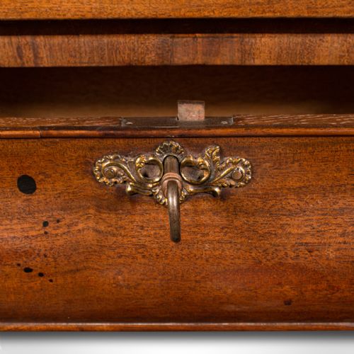 ANTIQUE BUREAU MIRROR ENGLISH DRESSING TABLE BOUDOIR GEORGIAN CIRCA 1800 - ADDITIONAL PHOTO 11