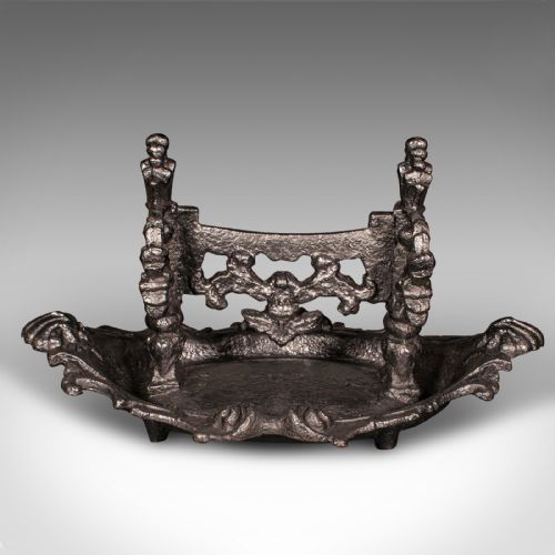 ANTIQUE TOWNHOUSE BOOT SCRAPER ENGLISH GREAT EXHIBITION SHOE PULL VICTORIAN - ADDITIONAL PHOTO 2