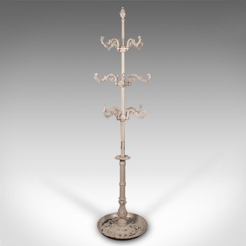 6' TALL ANTIQUE PORTICO COAT STAND ENGLISH HALLWAY UMBRELLA RACK VICTORIAN - ADDITIONAL PHOTO 1