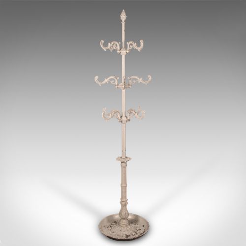 6' TALL ANTIQUE PORTICO COAT STAND ENGLISH HALLWAY UMBRELLA RACK VICTORIAN - ADDITIONAL PHOTO 5