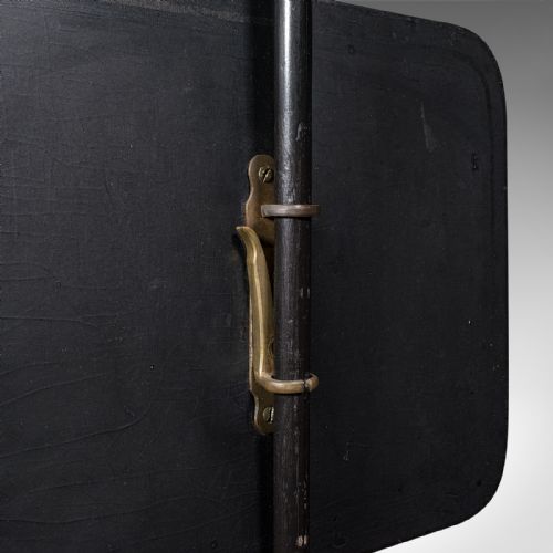 ANTIQUE FIRESIDE POLE SCREEN ENGLISH HEIGHT ADJUSTABLE AESTHETIC VICTORIAN - ADDITIONAL PHOTO 7