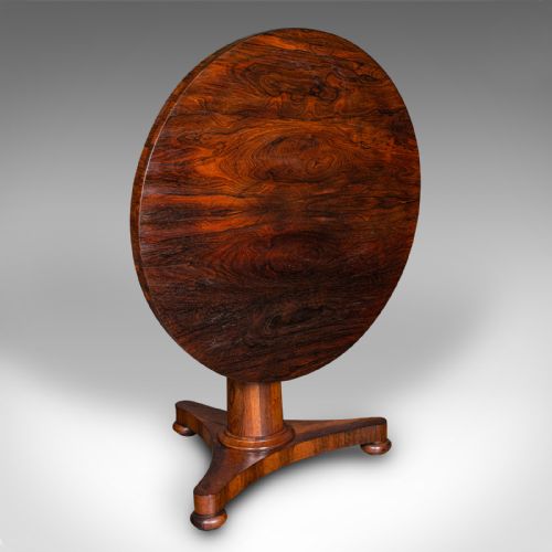 fig 1. Large Antique Breakfast Table, English, Tilt Top, Centre, Display, William IV