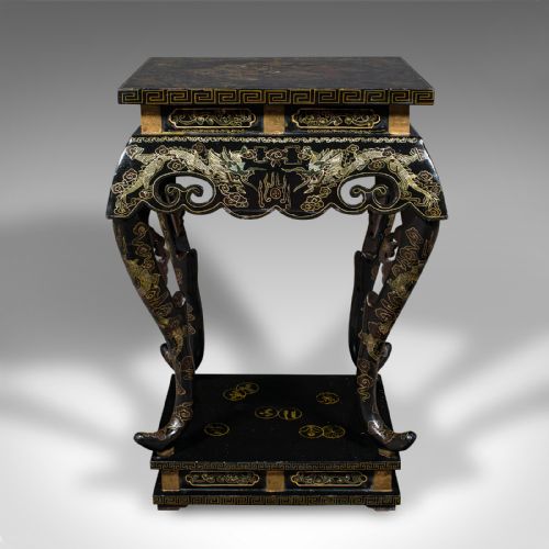 ANTIQUE JARDINIERE STAND JAPANESE DISPLAY TABLE AESTHETIC PERIOD VICTORIAN - ADDITIONAL PHOTO 1