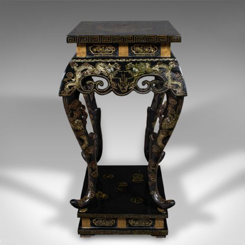 ANTIQUE JARDINIERE STAND JAPANESE DISPLAY TABLE AESTHETIC PERIOD VICTORIAN - ADDITIONAL PHOTO 2