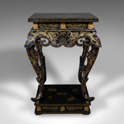 ANTIQUE JARDINIERE STAND JAPANESE DISPLAY TABLE AESTHETIC PERIOD VICTORIAN - ADDITIONAL PHOTO 3
