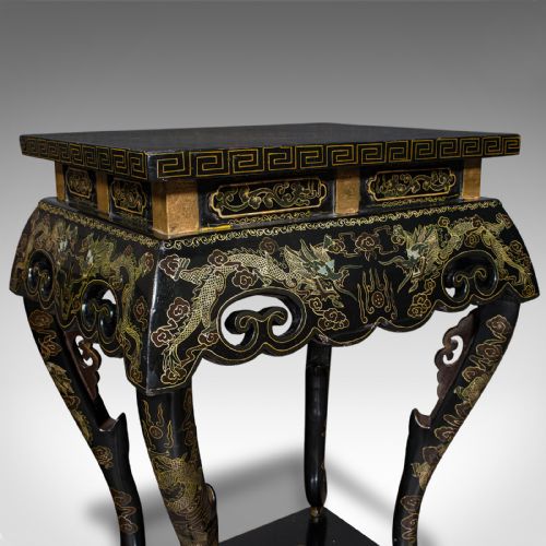 ANTIQUE JARDINIERE STAND JAPANESE DISPLAY TABLE AESTHETIC PERIOD VICTORIAN - ADDITIONAL PHOTO 7
