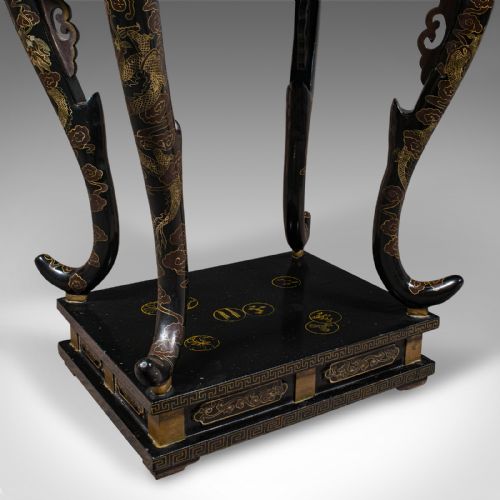 ANTIQUE JARDINIERE STAND JAPANESE DISPLAY TABLE AESTHETIC PERIOD VICTORIAN - ADDITIONAL PHOTO 11
