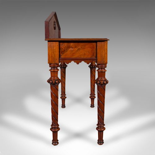 fig 3. Antique Gothic Revival Hall Table, Scottish, Console, Side, Server, Victorian