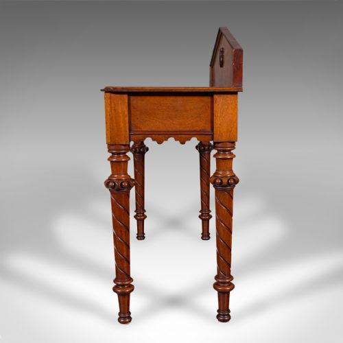 fig 5. Antique Gothic Revival Hall Table, Scottish, Console, Side, Server, Victorian