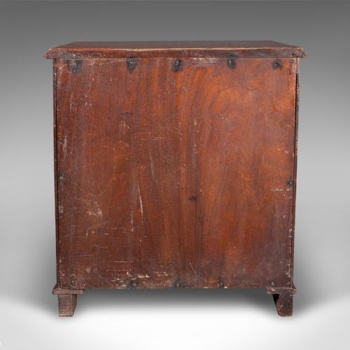 ANTIQUE DESKTOP SPECIMEN CASE ENGLISH MINIATURE CHEST OF DRAWERS VICTORIAN - ADDITIONAL PHOTO 4