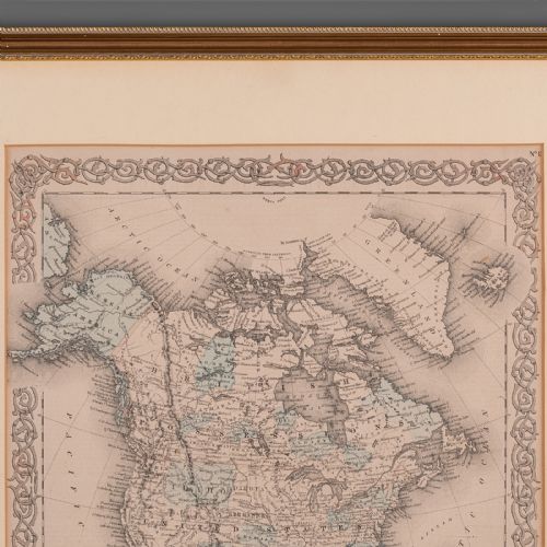 ANTIQUE NORTH AMERICA MAP USA CANADA MEXICO CARTOGRAPHY COLTON VICTORIAN - ADDITIONAL PHOTO 4