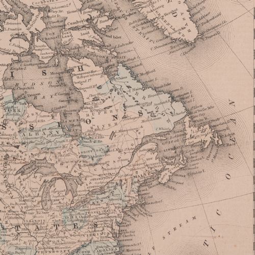 ANTIQUE NORTH AMERICA MAP USA CANADA MEXICO CARTOGRAPHY COLTON VICTORIAN - ADDITIONAL PHOTO 9