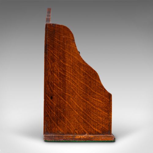 fig 2. Antique Clerk's Desk Tidy, English, Oak, Organiser, Letter Rack, Victorian, 1870