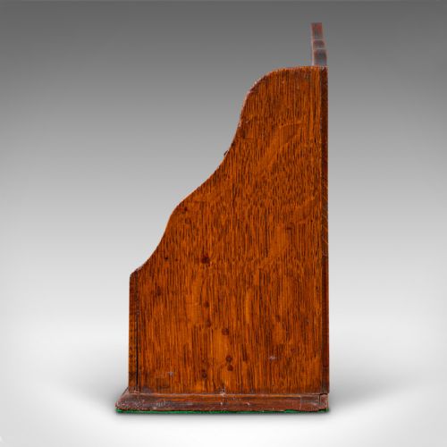 fig 3. Antique Clerk's Desk Tidy, English, Oak, Organiser, Letter Rack, Victorian, 1870