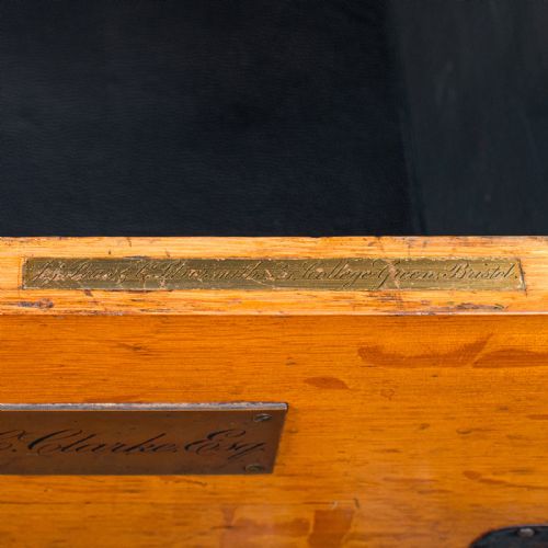 LARGE ANTIQUE STORAGE TRUNK ENGLISH OAK IRON BOUND SILVER CHEST VICTORIAN - ADDITIONAL PHOTO 8