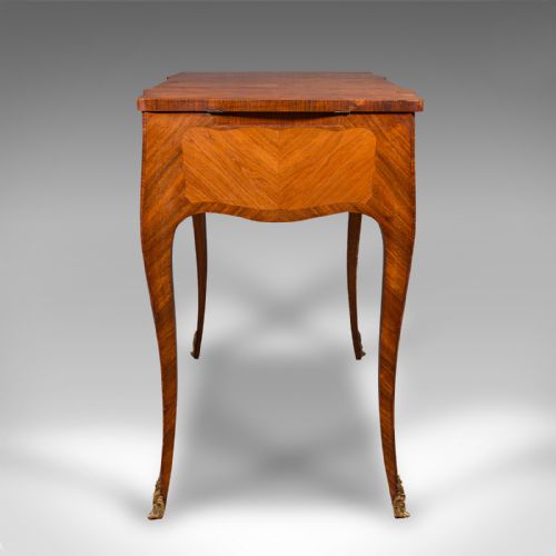 fig 4. Antique Coiffeuse Dressing Table, French, Kingwood, Louis XV Revival, Victorian
