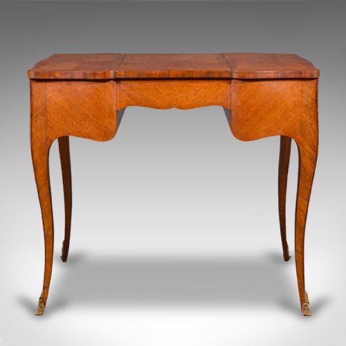 fig 5. Antique Coiffeuse Dressing Table, French, Kingwood, Louis XV Revival, Victorian