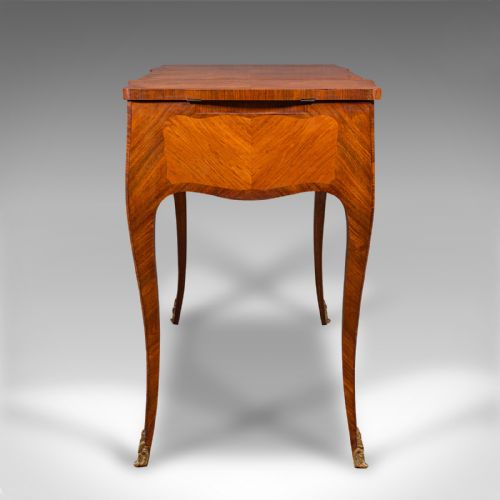 fig 6. Antique Coiffeuse Dressing Table, French, Kingwood, Louis XV Revival, Victorian