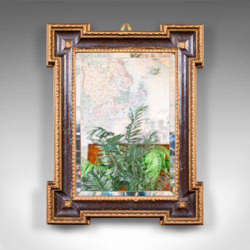 SMALL ANTIQUE VANITY MIRROR ENGLISH GILT GESSO HALL NEOCLASSICAL VICTORIAN - ADDITIONAL PHOTO 1
