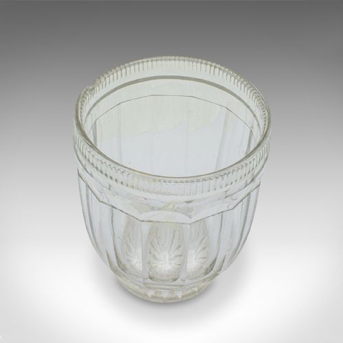 ANTIQUE TEA CADDY ENGLISH LOOSE LEAF CANISTER MIXING GLASS REGENCY C1820 - ADDITIONAL PHOTO 11