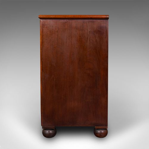 ANTIQUE CHEST OF DRAWERS ENGLISH STORAGE COT DRAWER NEOCLASSICAL VICTORIAN - ADDITIONAL PHOTO 4