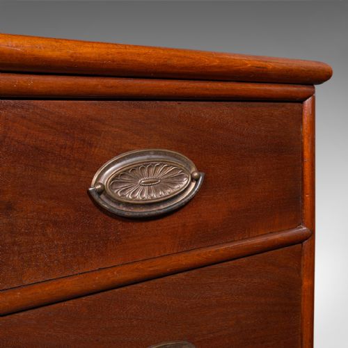 ANTIQUE CHEST OF DRAWERS ENGLISH STORAGE COT DRAWER NEOCLASSICAL VICTORIAN - ADDITIONAL PHOTO 9