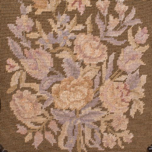 ANTIQUE FIRESIDE POLE SCREEN ENGLISH NEEDLEPOINT ADJUSTABLE WILLIAM IV 1835 - ADDITIONAL PHOTO 7