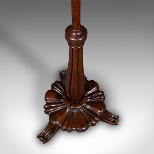 ANTIQUE FIRESIDE POLE SCREEN ENGLISH NEEDLEPOINT ADJUSTABLE WILLIAM IV 1835 - ADDITIONAL PHOTO 9