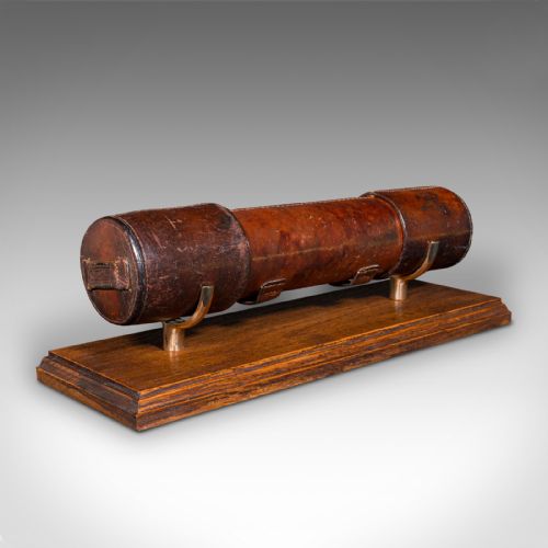 ANTIQUE 3 DRAW TELESCOPE ENGLISH BRASS LEATHER NEWTON CO VICTORIAN C1870 - ADDITIONAL PHOTO 10