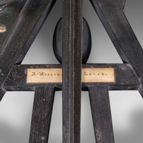 ANTIQUE CASED OCTANT SCOTTISH EBONY NAVIGATION INSTRUMENT SEXTANT VICTORIAN - ADDITIONAL PHOTO 8