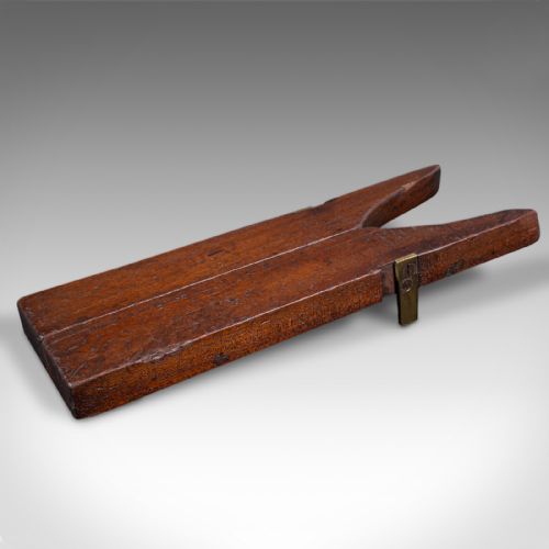 ANTIQUE OFFICER'S FIELD BOOT JACK ENGLISH OAK CAMPAIGN SHOE PULL GEORGIAN - ADDITIONAL PHOTO 4