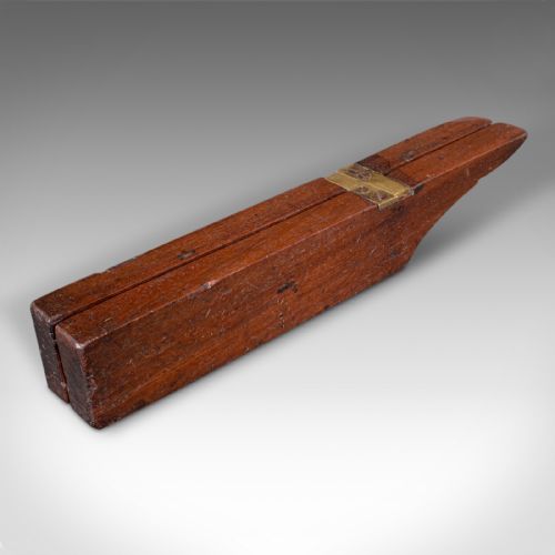 ANTIQUE OFFICER'S FIELD BOOT JACK ENGLISH OAK CAMPAIGN SHOE PULL GEORGIAN - ADDITIONAL PHOTO 5