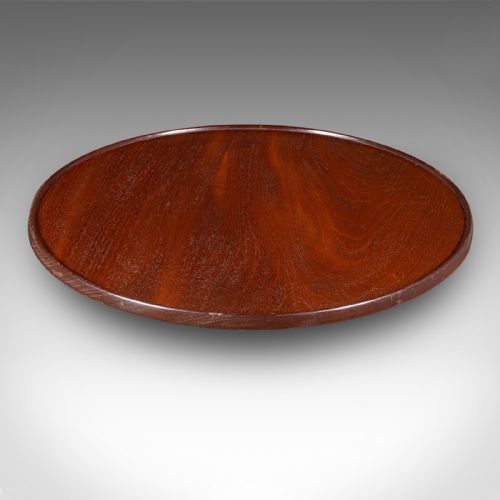ANTIQUE CANAP PARTY TURNTABLE ENGLISH SERVING TRAY LAZY SUSAN EDWARDIAN - ADDITIONAL PHOTO 1