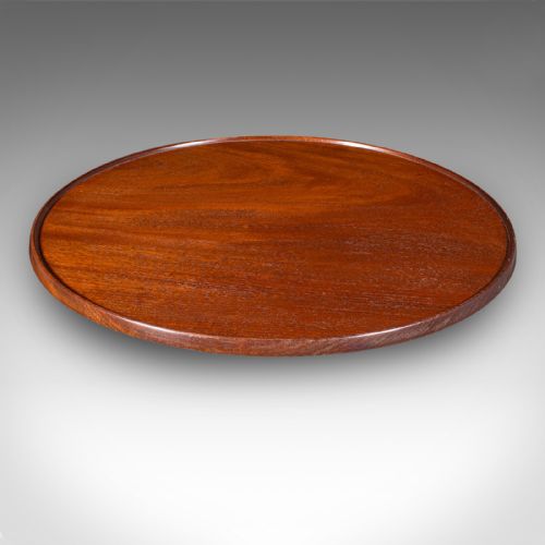 ANTIQUE CANAP PARTY TURNTABLE ENGLISH SERVING TRAY LAZY SUSAN EDWARDIAN - ADDITIONAL PHOTO 2