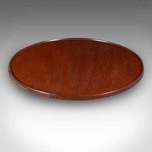 ANTIQUE CANAP PARTY TURNTABLE ENGLISH SERVING TRAY LAZY SUSAN EDWARDIAN - ADDITIONAL PHOTO 3