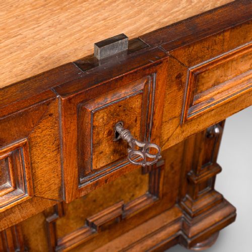 ANTIQUE DRAWING ROOM CABINET FRENCH WALNUT BUFFET NEOCLASSICAL VICTORIAN - ADDITIONAL PHOTO 10