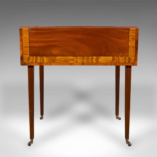 fig 2. Antique Pembroke Table, English, Drop Leaf, Occasional, Tea, Regency, Circa 1820