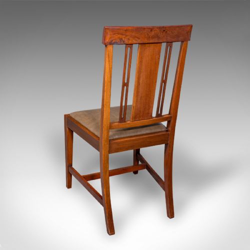SET OF 6 ANTIQUE DINING ROOM CHAIRS ENGLISH WALNUT SUITE SHOOLBRED EDWARDIAN - ADDITIONAL PHOTO 2