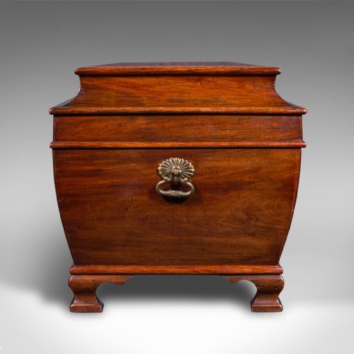 fig 3. Antique Drawing Room Tea Blender's Box, English, Loose Leaf Caddy, Regency, 1820