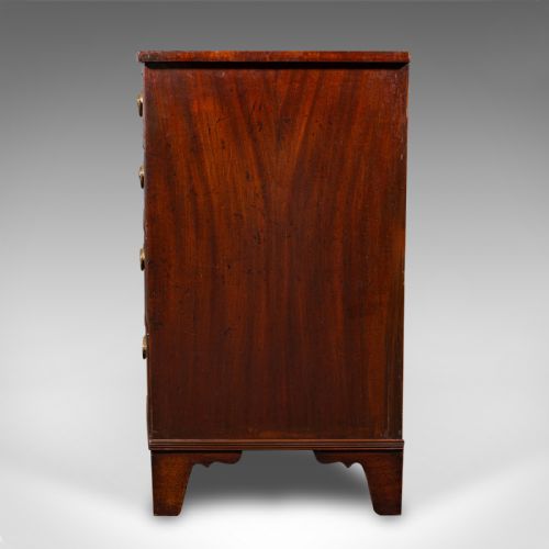 fig 4. Antique Bow Front Tallboy, English, Chest of Drawers, Bedroom, Georgian, C.1780