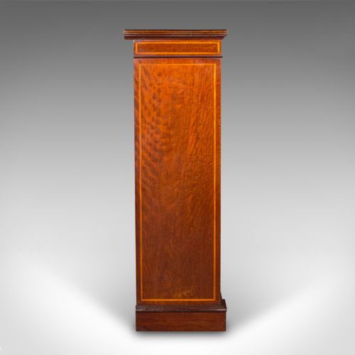 LARGE ANTIQUE GLAZED DISPLAY CABINET ENGLISH DRAWING ROOM BOOKCASE EDWARDIAN - ADDITIONAL PHOTO 3