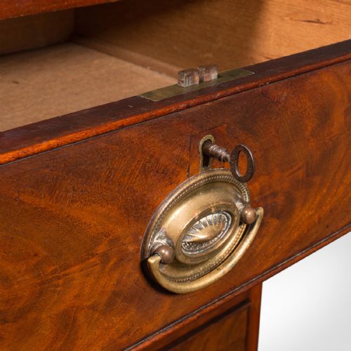 ANTIQUE ENGLISH TALLBOY CHEST OF DRAWERS VICTORIAN WALNUT FLAME CIRCA 1850 - ADDITIONAL PHOTO 9